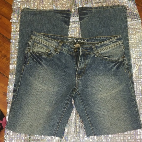 Jeans with suede like pockets - Picture 4 of 7